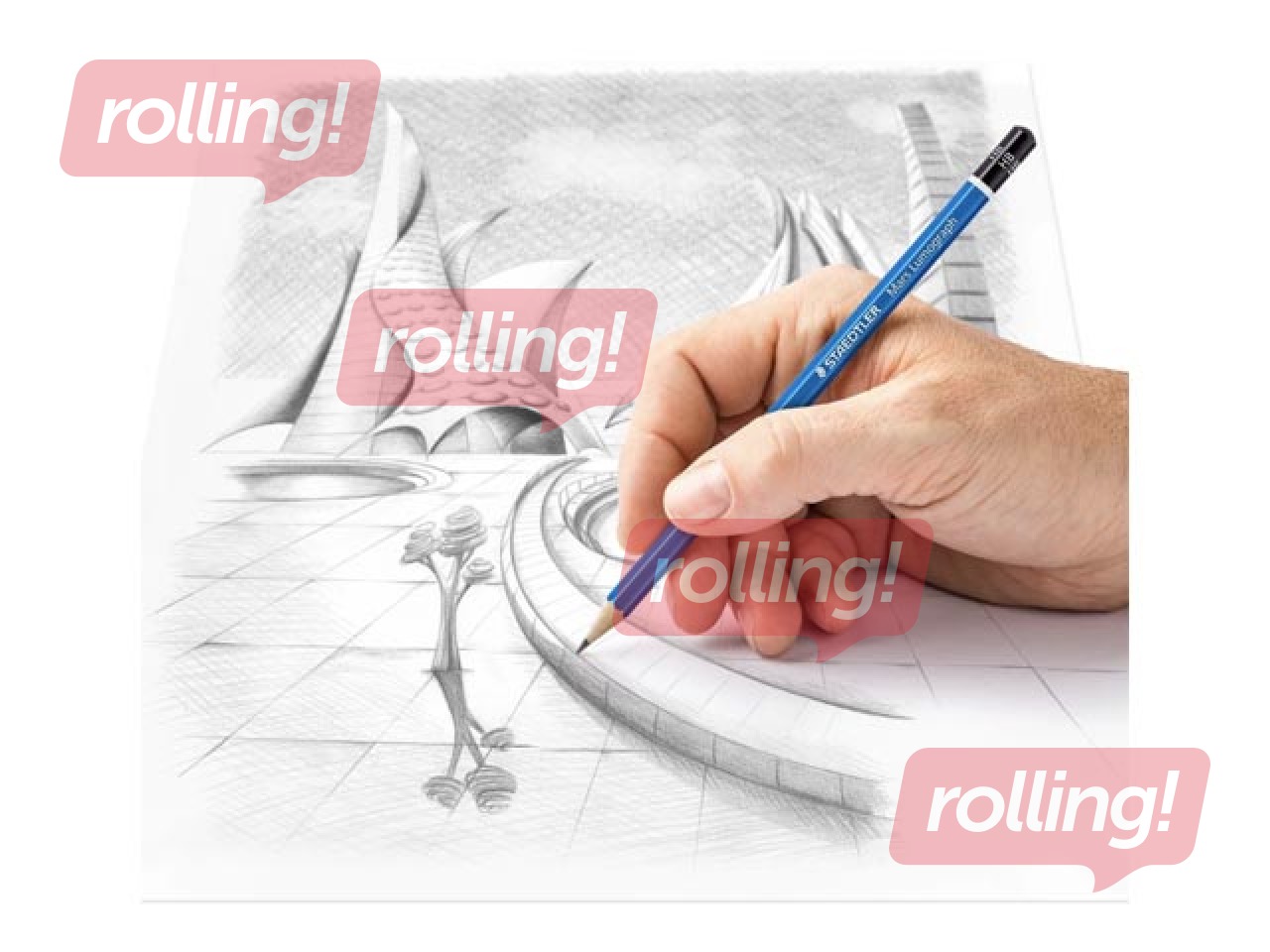 Pencil Staedtler Mars Lumograph 100, HB