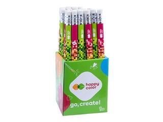 Zīmulis maziem bērniem ar dzēšgumiju, Happy Color Pixi, 2B +Līgo dāvana!
