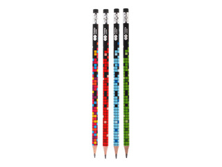 Pencil with eraser, Happy Color Pixi Blox, 2B