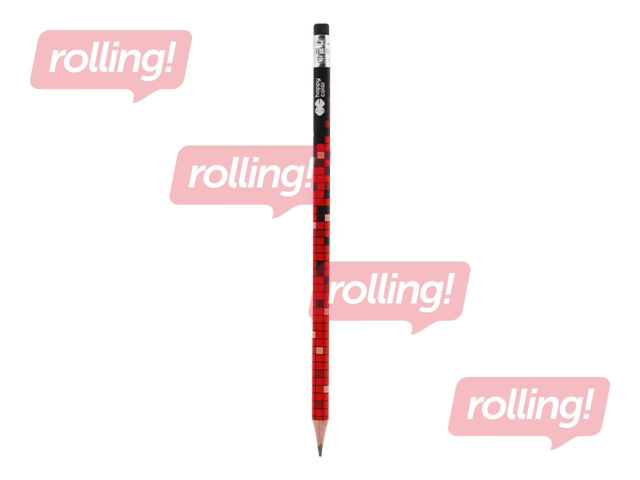 Zīmulis ar dzēšgumiju, Happy Color Pixi Blox, 2B 