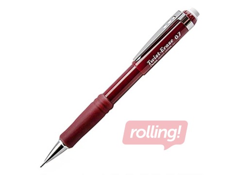 Mechanical pencil Twist - Eraser, with eraser, red, 0.7mm
