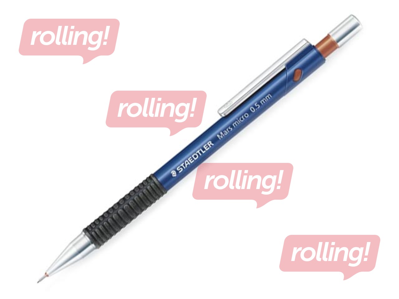 Mehāniskais zīmulis Mars micro 775, B, ar dzēšgumiju, 0.5mm