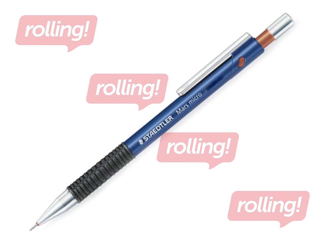 Mehāniskais zīmulis Mars micro 775, B, ar dzēšgumiju, 0.7mm