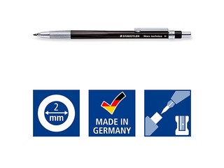 Mechanical pencil Staedtler, Mars technico 780, HB, black, 2mm