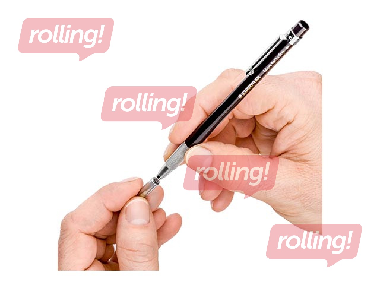 Механический карандаш Staedtler, Mars technico 780, HB, черный, 2мм