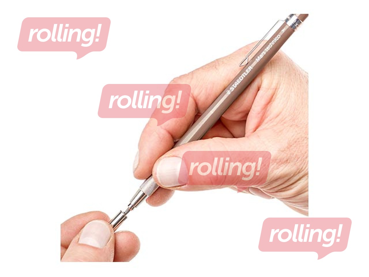 Механический карандаш Staedtler, Mars technico 780, HB, тёмно-розовый, 2мм