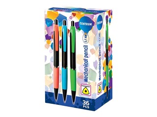 Mehaaniline pliiats kustukummiga, erinevad korpuse värvid, 0.7mm