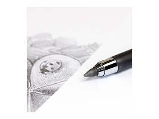 Mehāniskais zīmulis Milan, ar 6 grafītiem, melns, 5.2mm