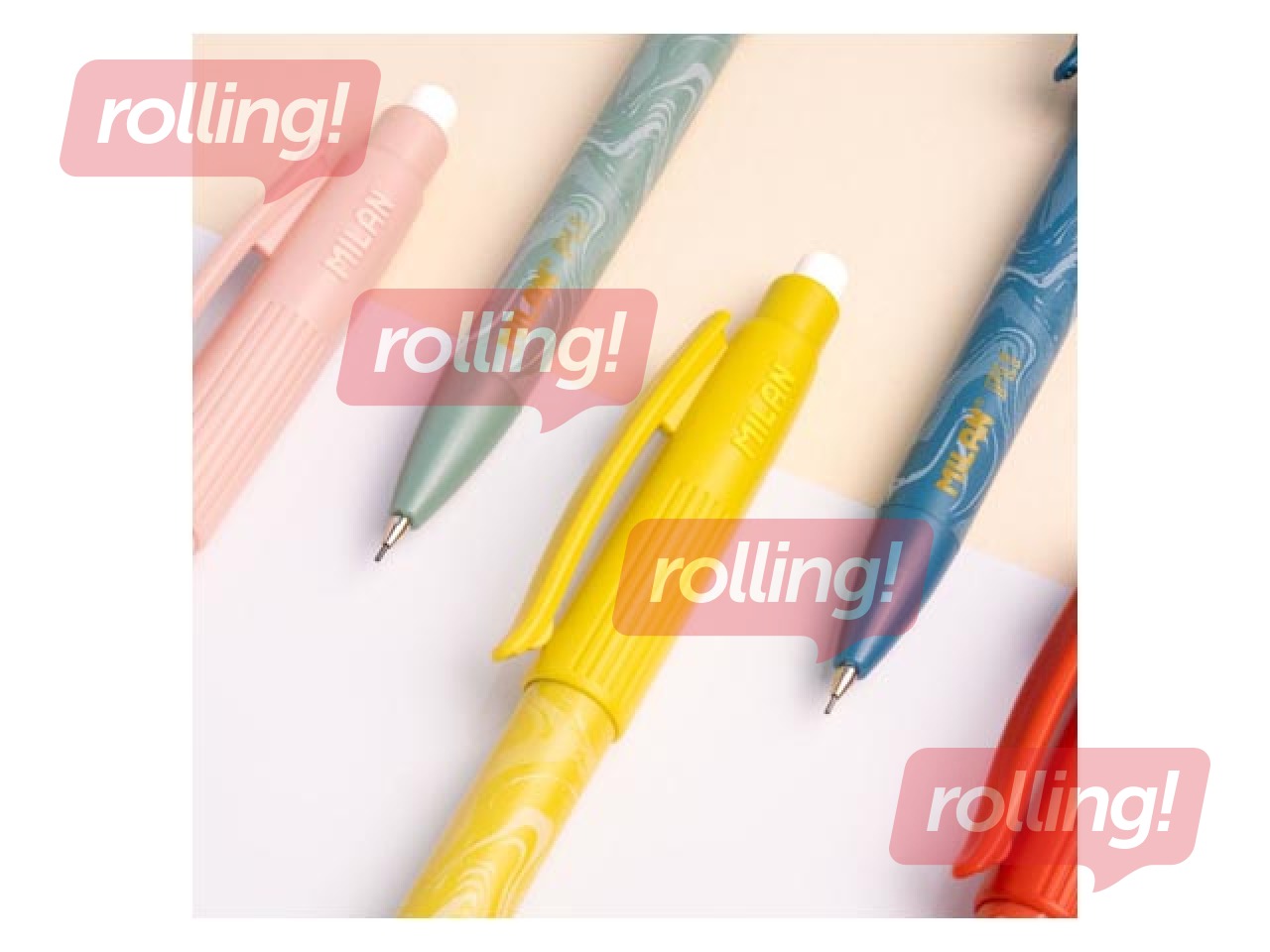 Mehāniskais zīmulis ar dzēšgumiju Milan, dažādās krāsās, 0.5mm