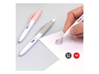 Mehāniskais zīmulis ar dzēšgumiju Milan, PL1, 0.7mm, pelēks