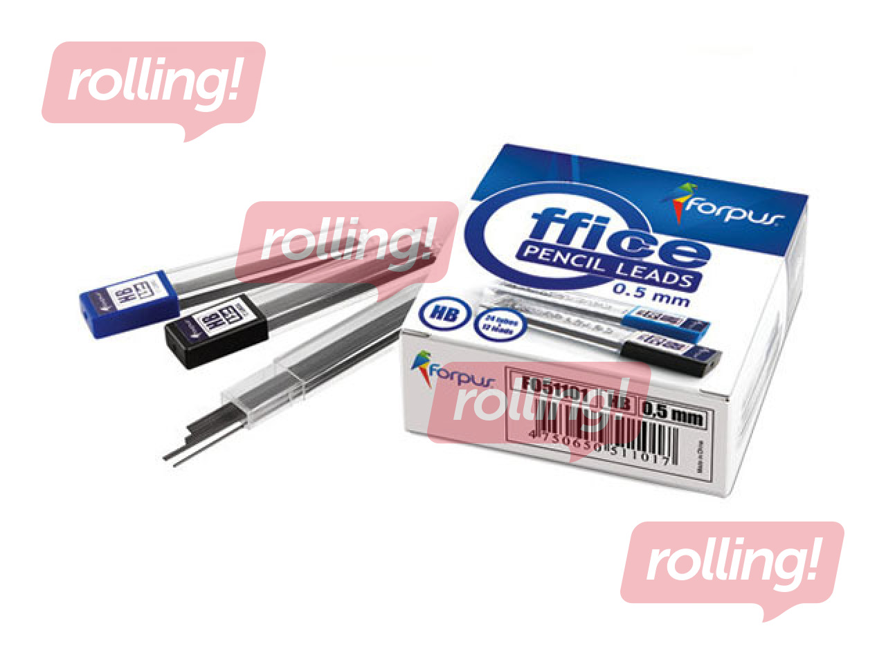 Grafīti mehāniskajam zīmulim Forpus, HB, 0.7mm