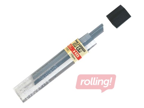 Grafīti mehāniskajam zīmulim PENTEL HI-POLYMER, HB, 0.5mm