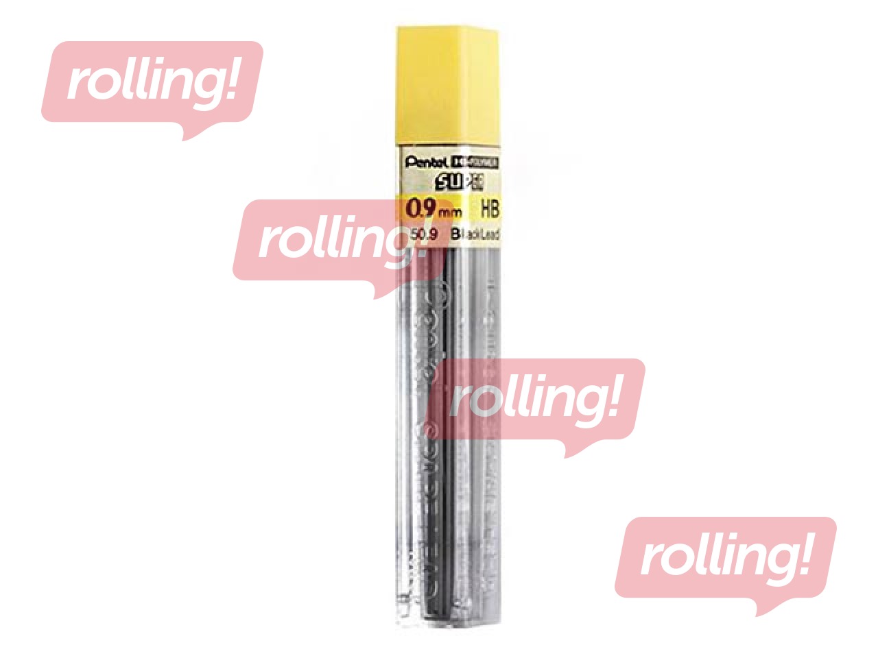Grafīti mehāniskajam zīmulim PENTEL HI-POLYMER, HB, 0.9mm