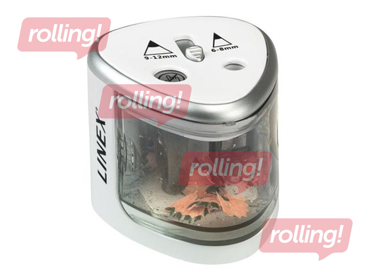 Zīmuļu asinātājs dubultais Linex, darbināms ar baterijām