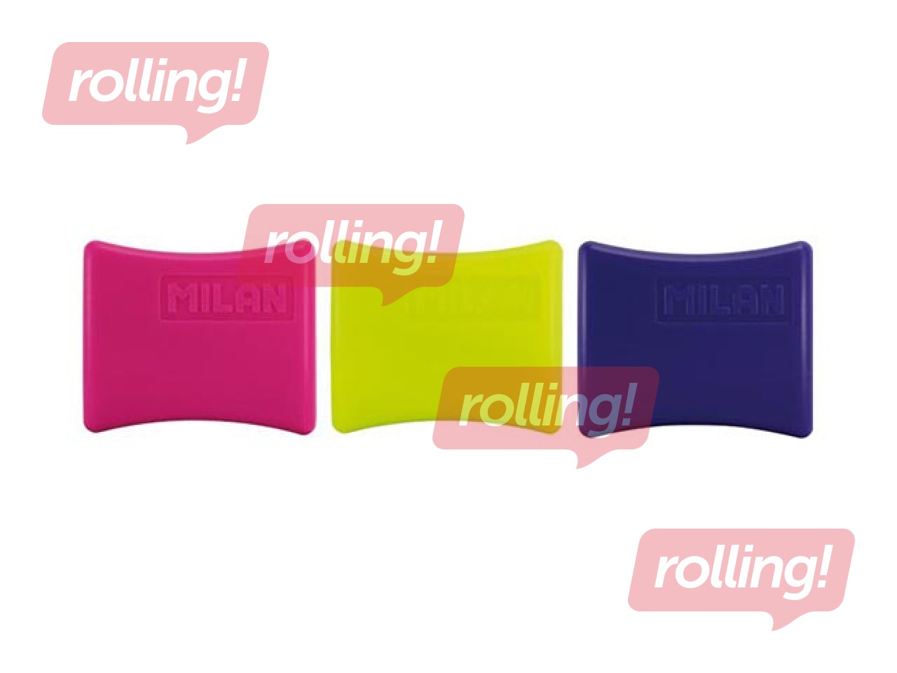 Double pencil sharpener Milan Double Acid, assorted colours