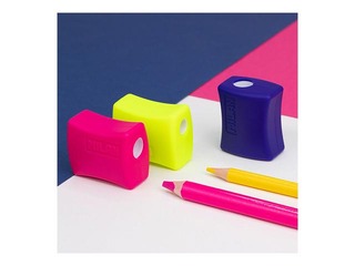 Double pencil sharpener Milan Double Acid, assorted colours