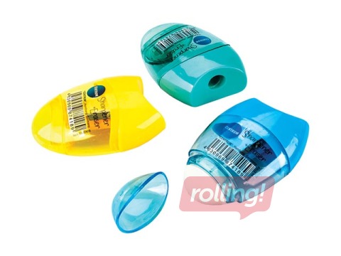 Sharpener with eraser Centrum, different colors