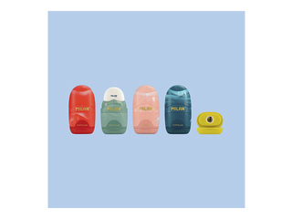 Pencil sharpener with eraser Milan, Capsule Lava