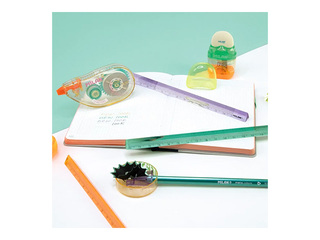 Точилка с ластиком Milan New Look, разные цвета, 1шт