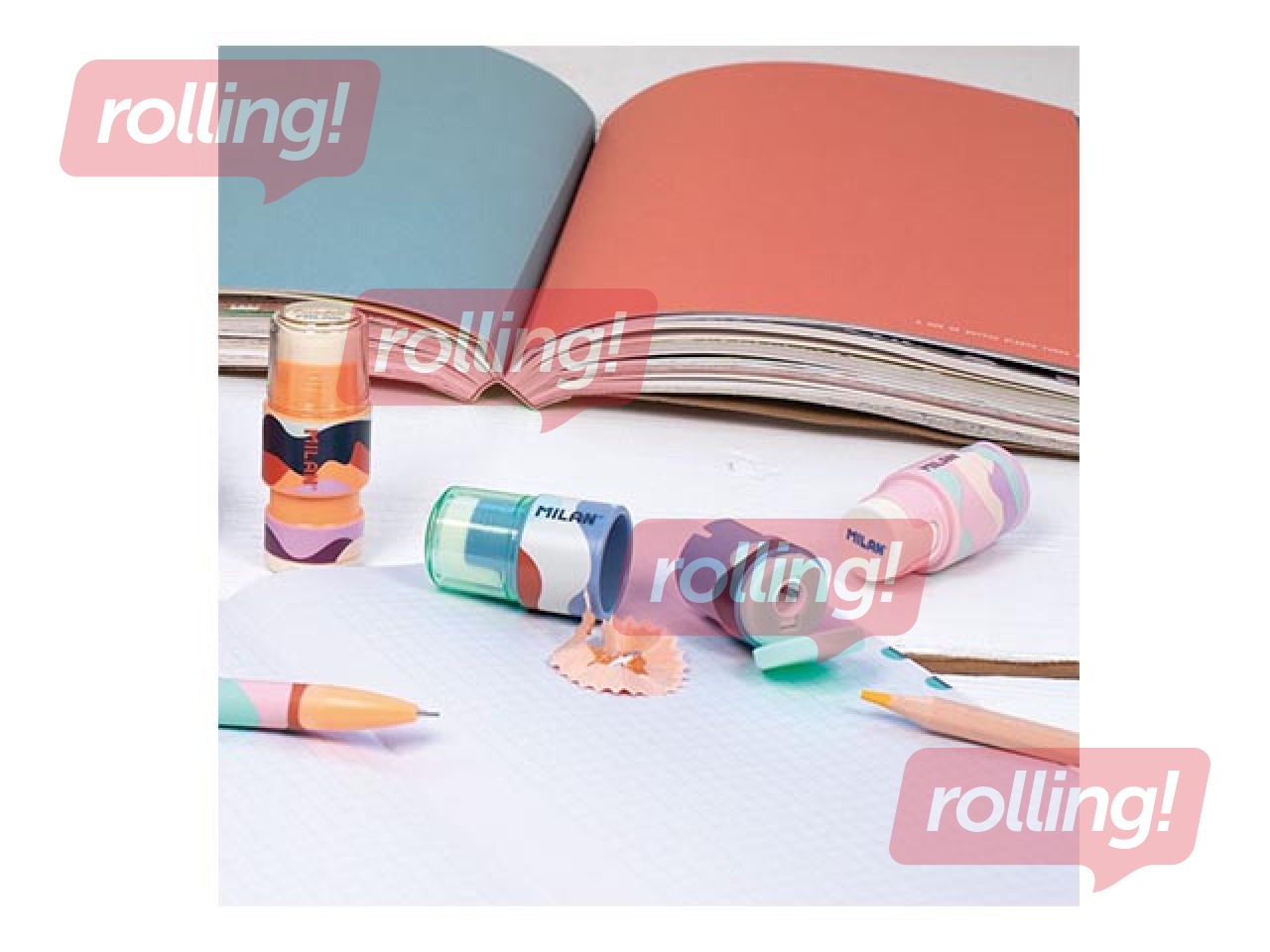 Dzēšgumija-zīmuļu asinātājs Milan, Extension The Fun