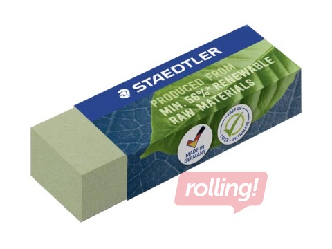 Dzēšgumija Staedtler 526 80, Eco, zaļa