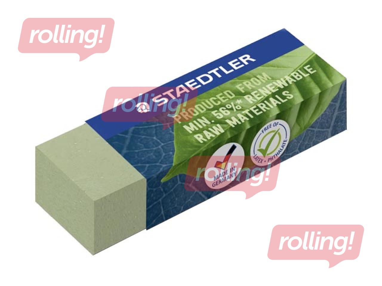 Ластик Staedtler 526 80, Eco, зеленый