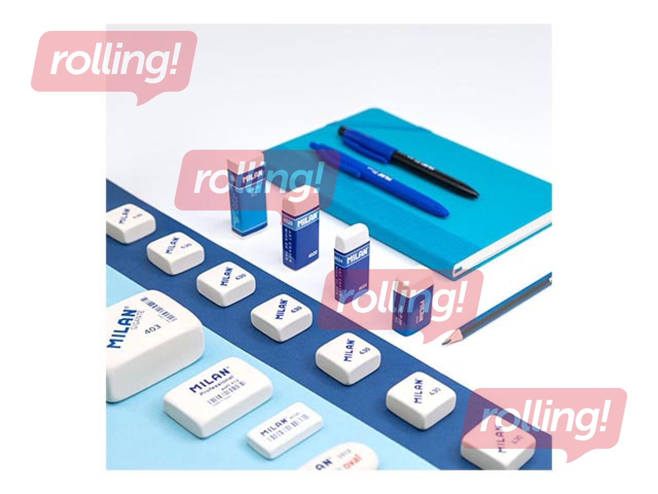 Dzēšgumija Milan 403, lielizmēra, 1 gab.