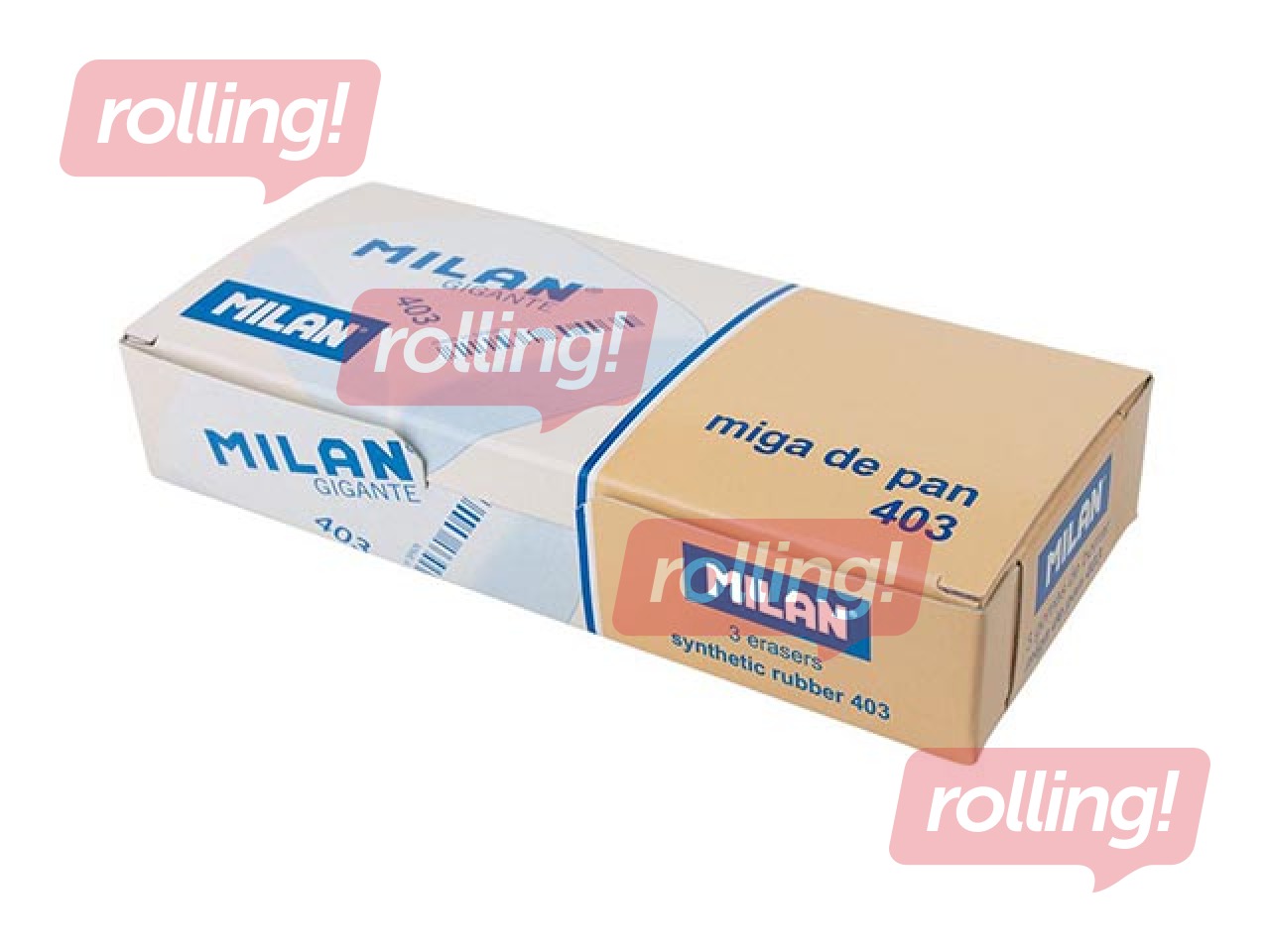 Ластик Milan 403, промышленного типа, 1 шт.