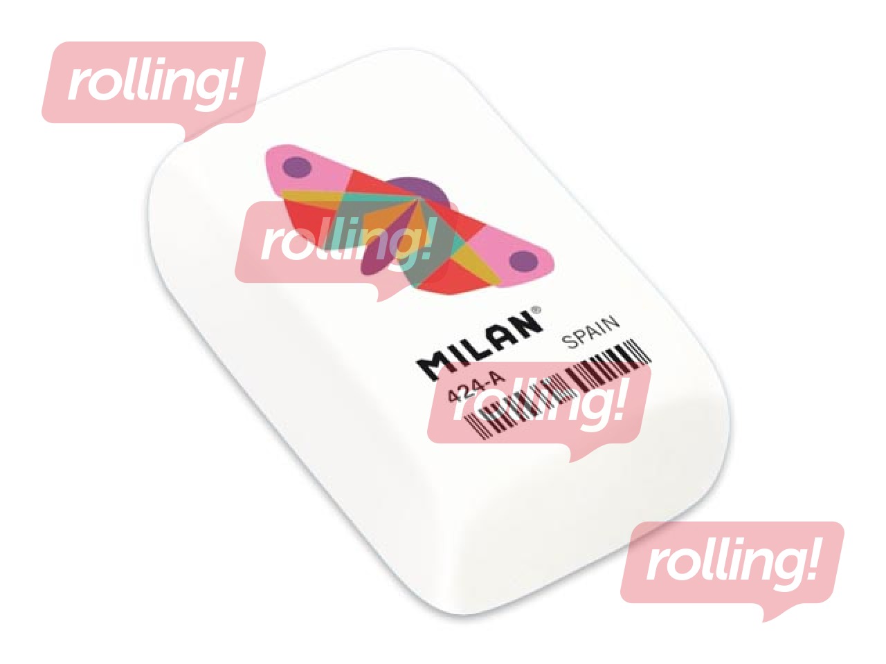 Dzēšgumija Milan, 4020A, ar dzīvnieku zīmējumiem