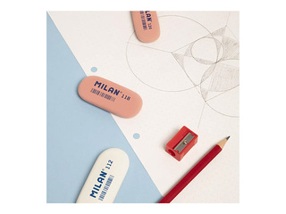 Dzēšgumija Milan 124, 2 krāsas, 1 gab.