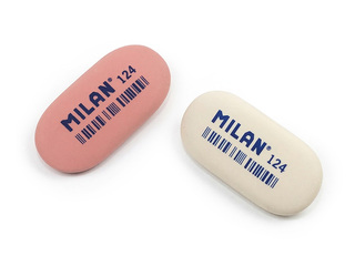 Eraser Milan 124, 2 colours, 1pc