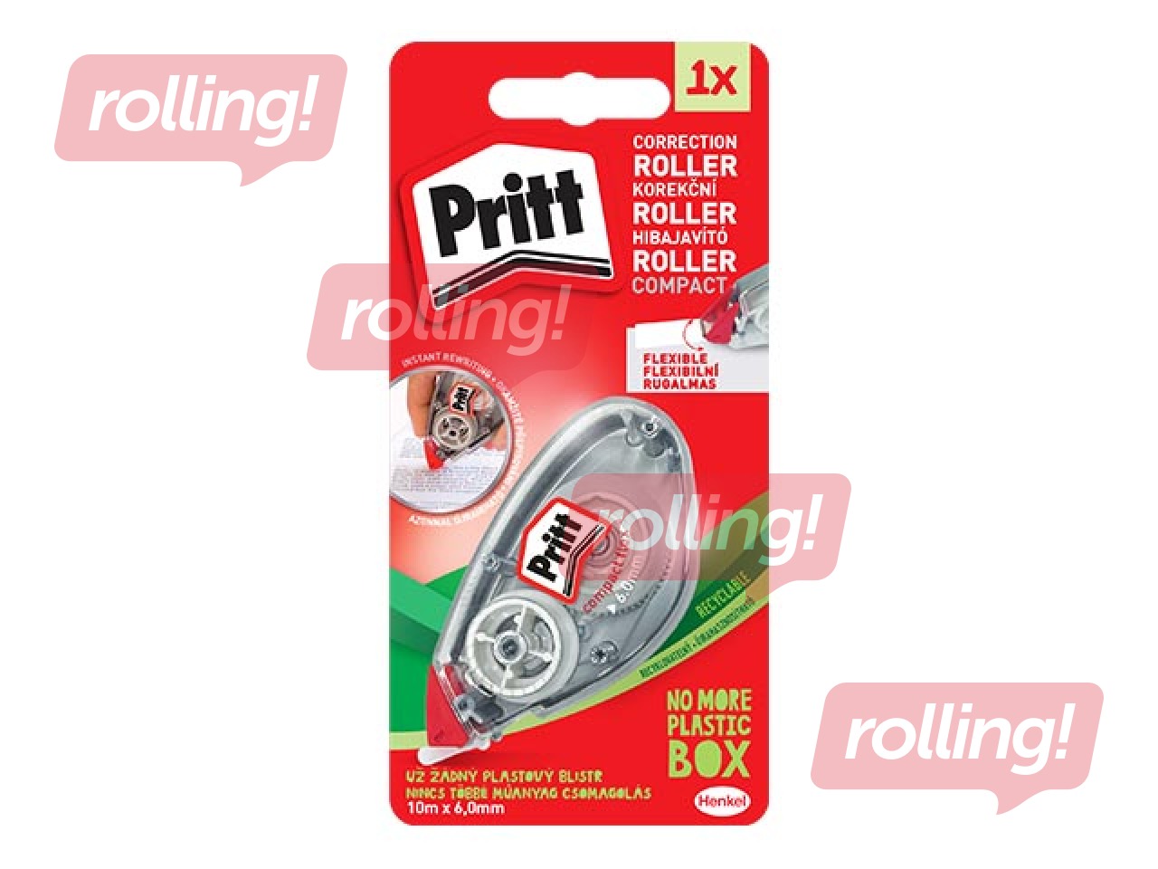Correction tape Pritt, Compact, 6mm x 10m