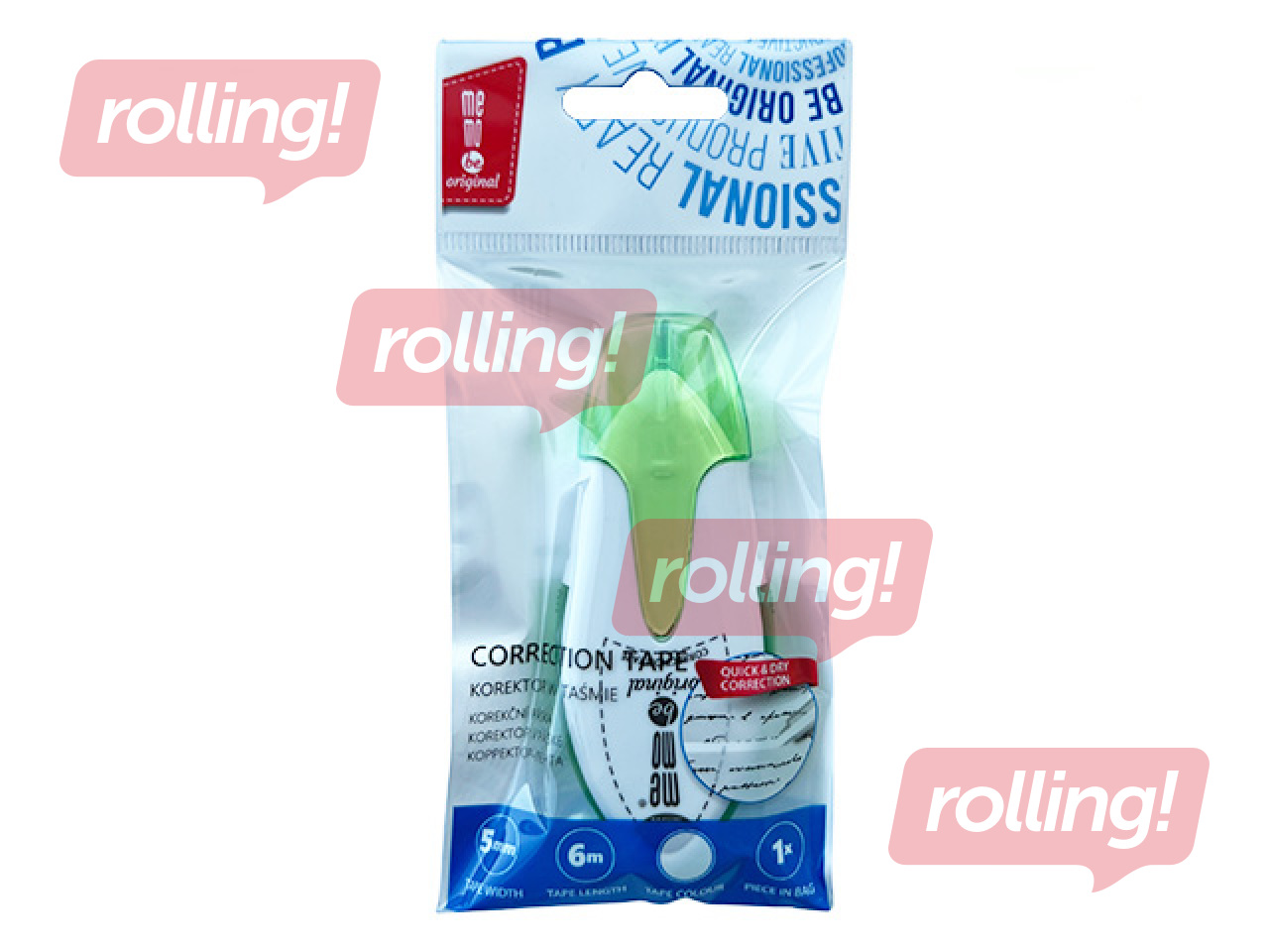 Korrektuurlint MemoBe, 5mm x 8m