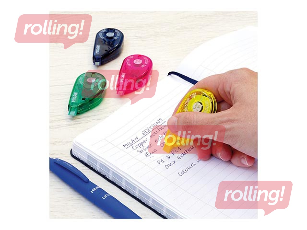 Korekcijas lente Milan Pocket  Acid, 4.2mm x 5m