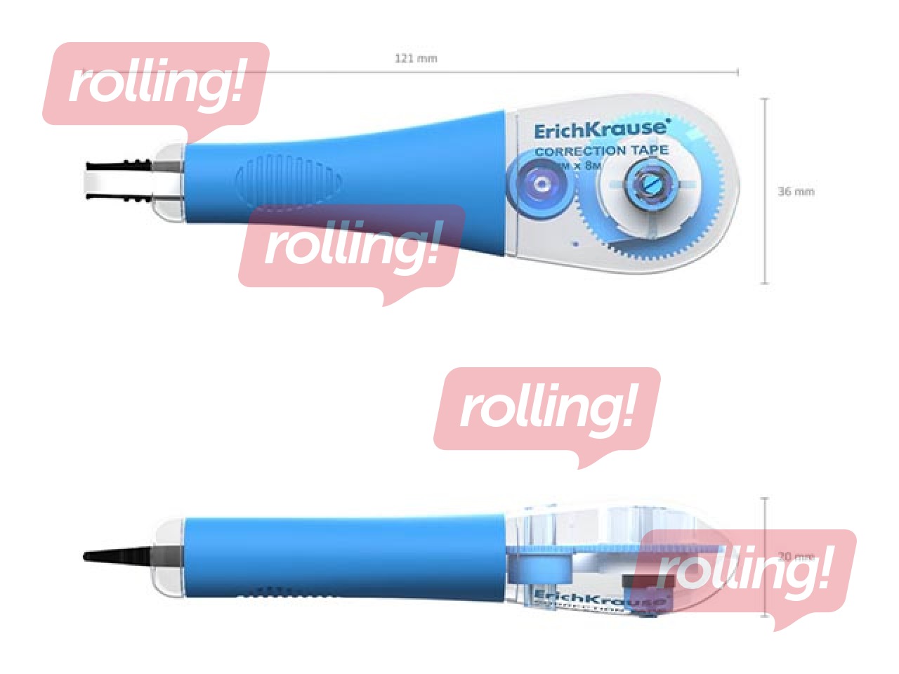 Korekcijas lente ErichKrause, 4.2mm x 8m