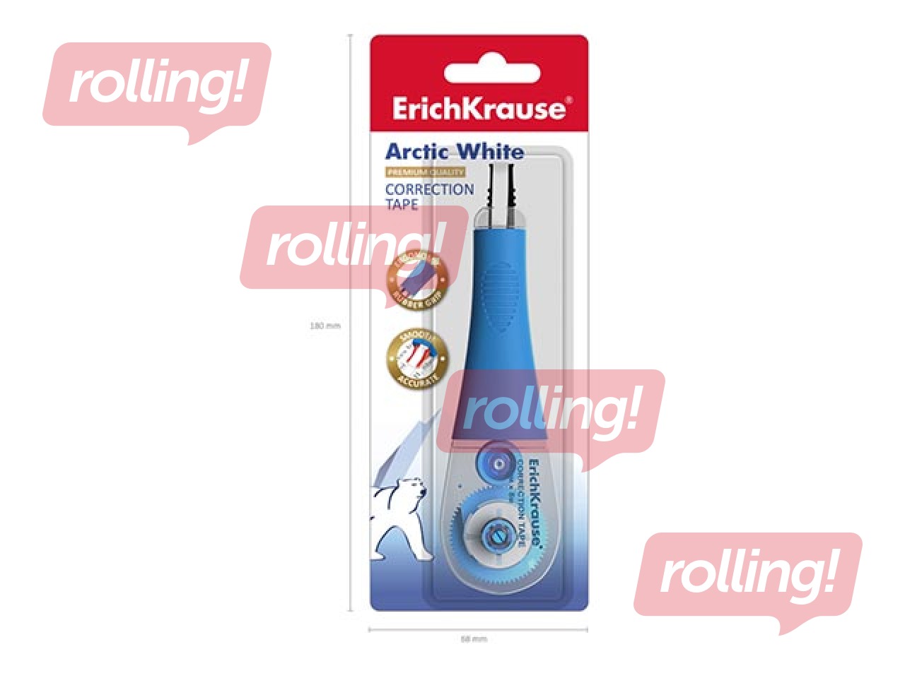 Korekcijas lente ErichKrause, 4.2mm x 8m