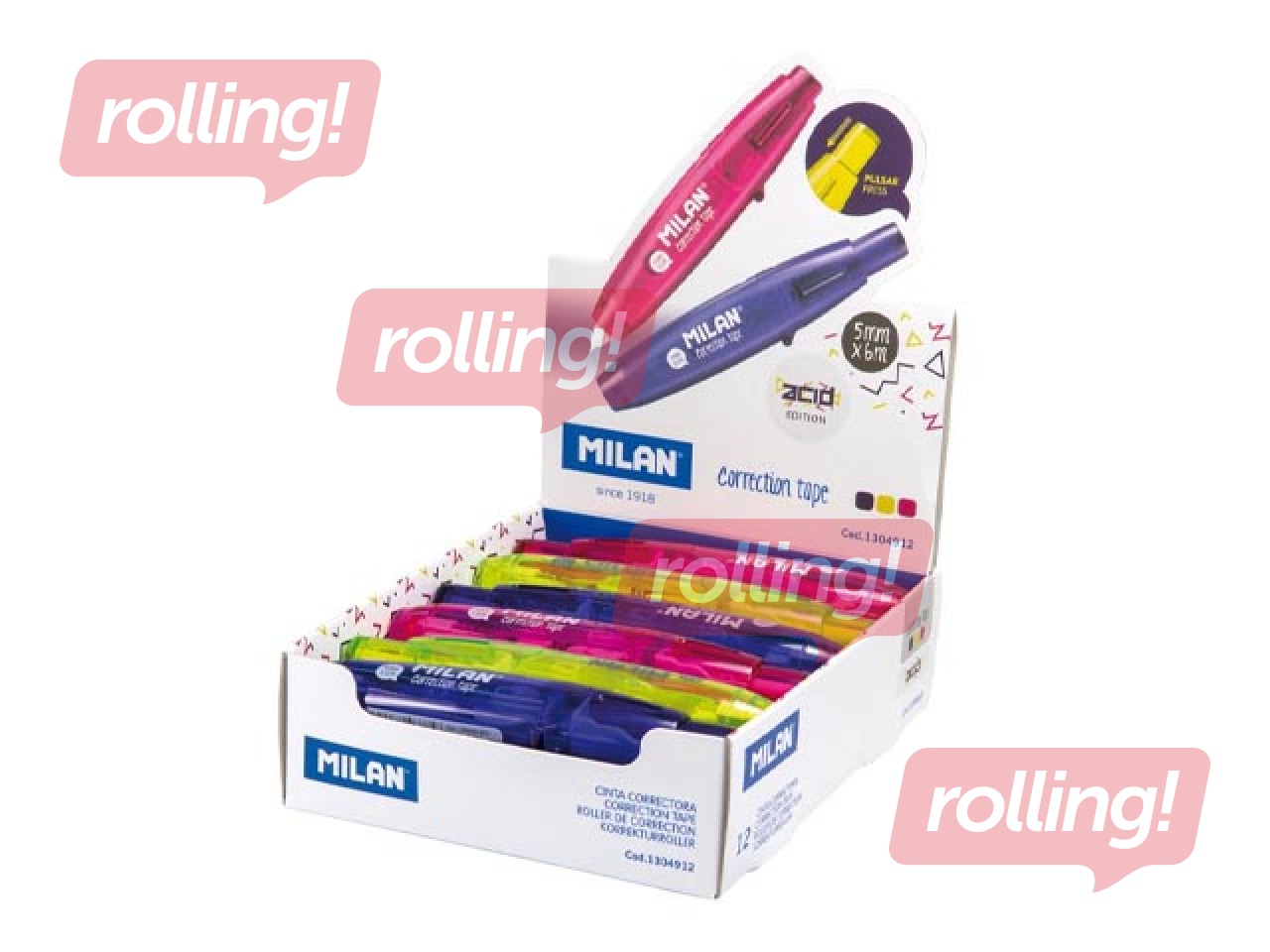 Korekcijas lente Milan, Acid, 5mm x 6m