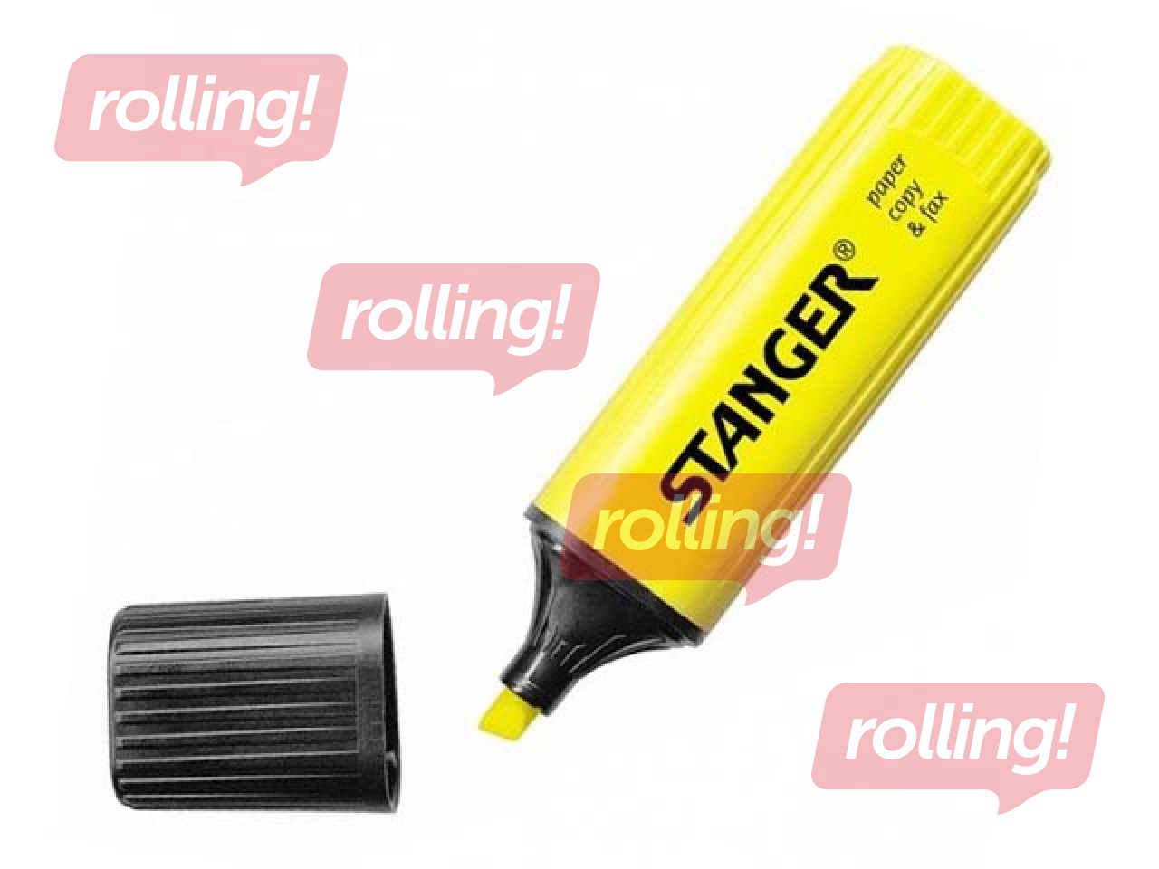 Teksta marķieris Stanger, dzeltens, 1-5mm