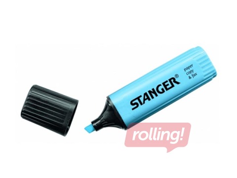 Text marker Stanger, blue, 1-5mm