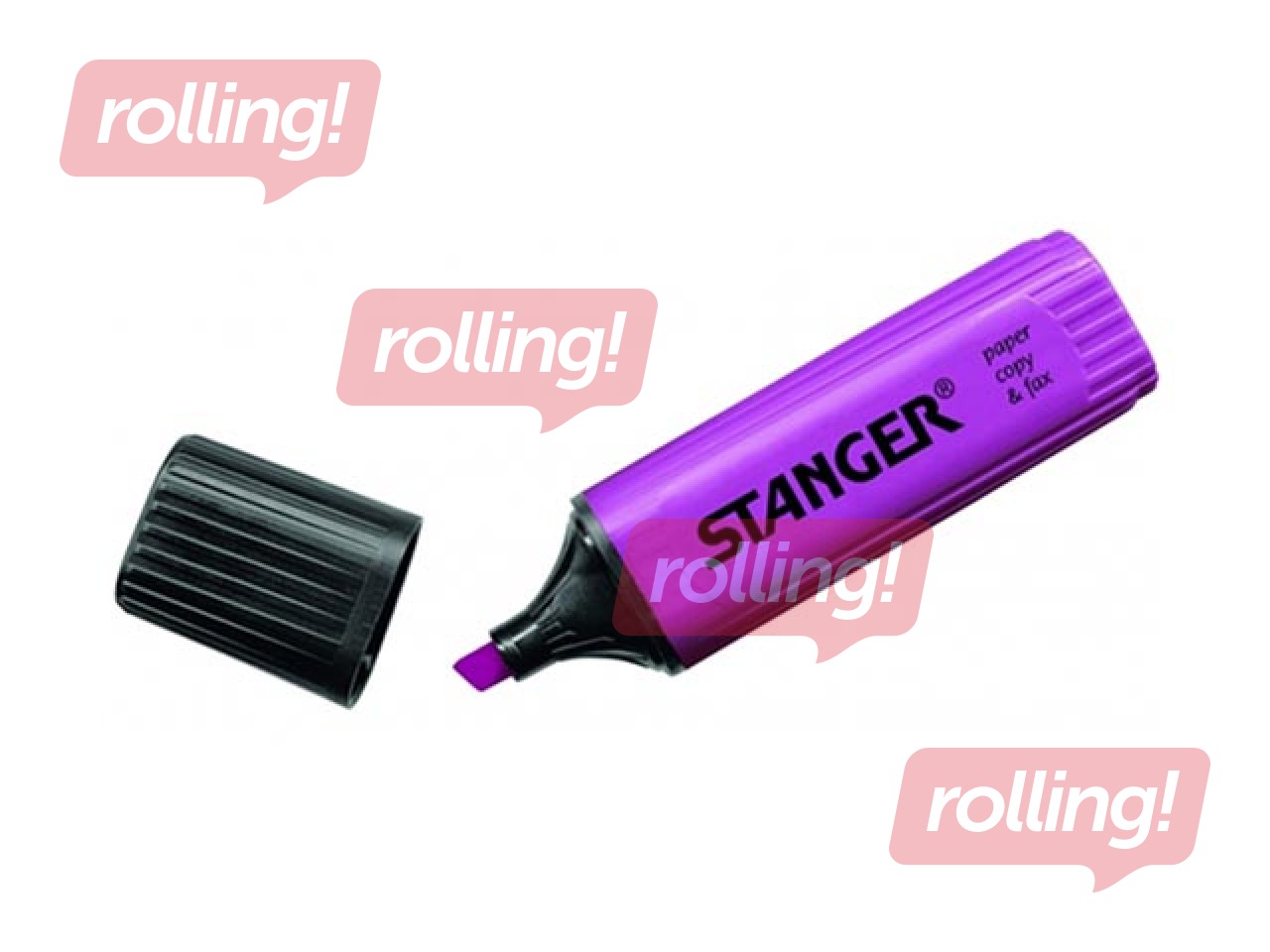 Teksta marķieris Stanger, lavandas, 1-5mm