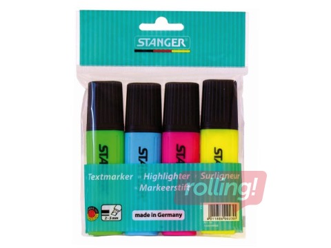 Text marker Stanger, 1-5mm, set 4 pcs.