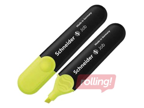 Teksta marķieris Schneider Job, dzeltens, 1-4.5mm
