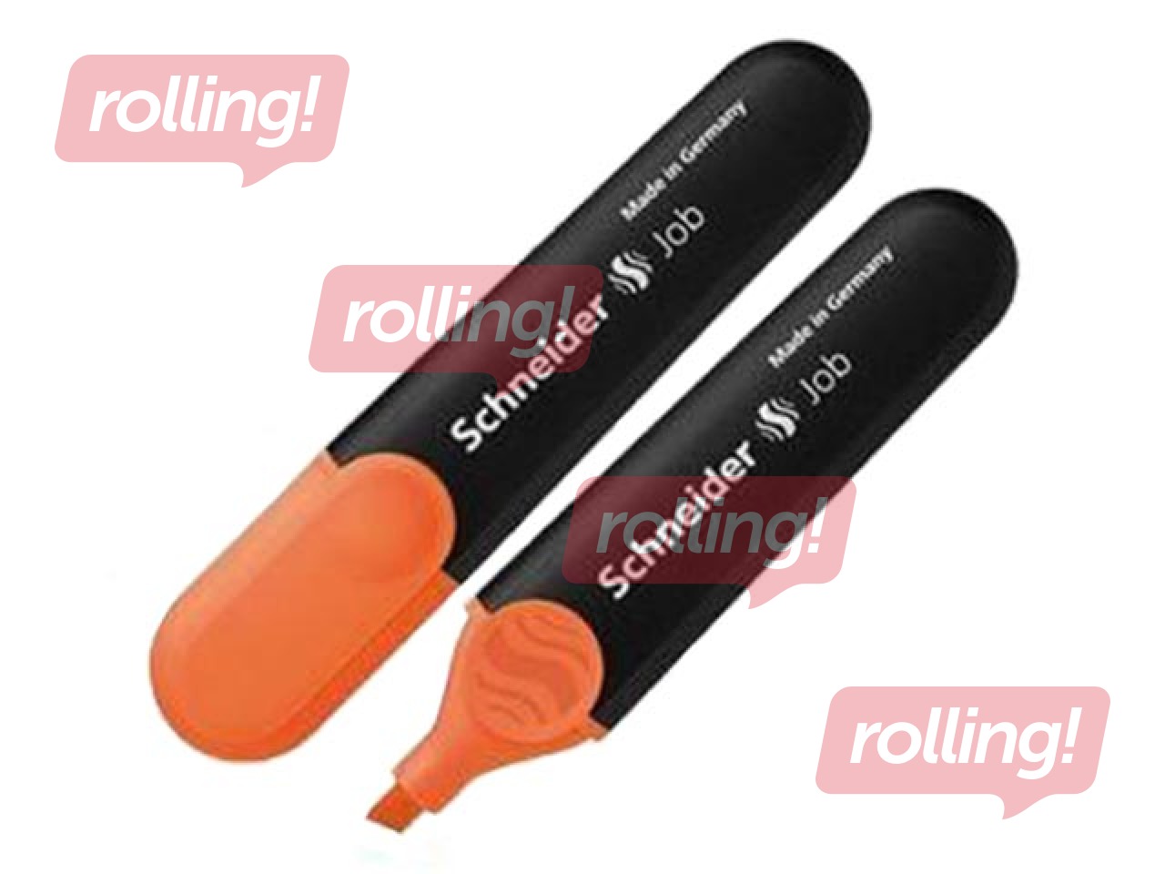 Teksta marķieris Schneider Job, oranžs, 1-4.5mm