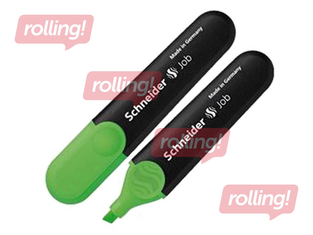 Tekstimarker Schneider Job, roheline, 1-4.5mm