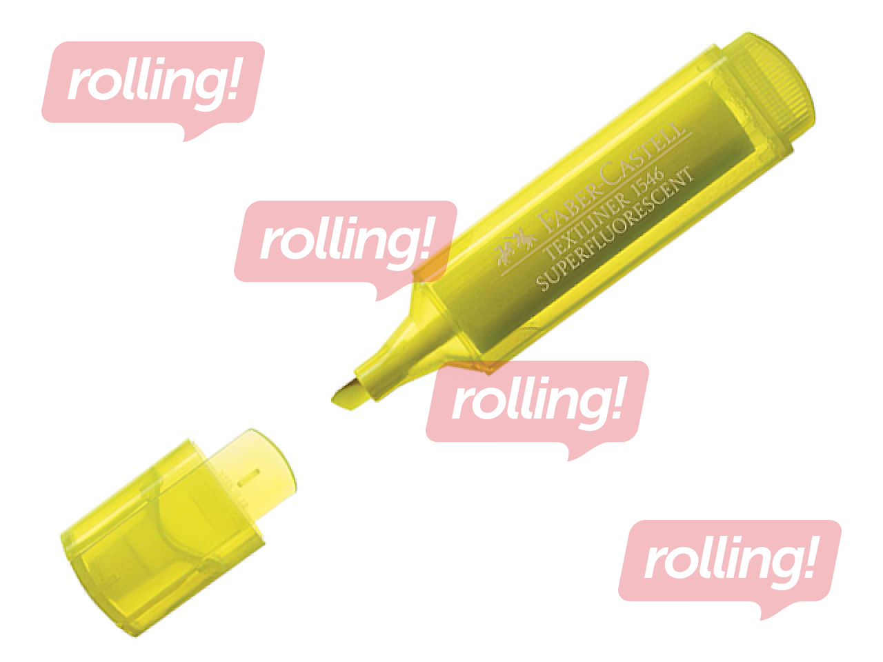 Text marker Faber - Castell, yellow, 1-5mm