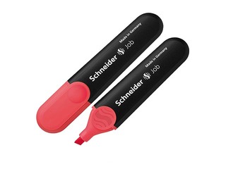 Tekstimarker Schneider Job, punane, 1-4.5mm