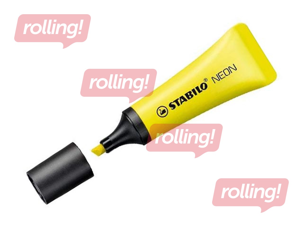 Teksta marķieris Stabilo NEON, dzeltens, 2 -5mm