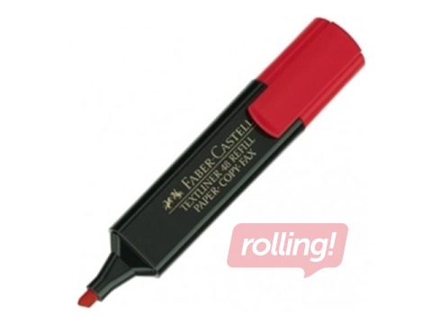 Text marker  Faber - Castell, red, 1.2-5mm