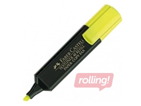 Tekstimarker Faber - Castell, kollane, 1.2-5mm