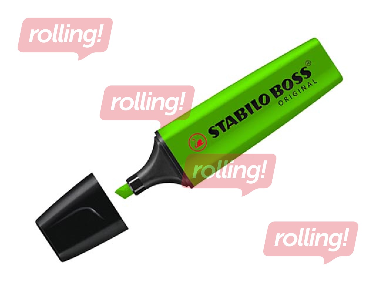 Teksta marķieris Stabilo Boss Original, zaļš